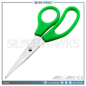 Paper scissor plastic handle