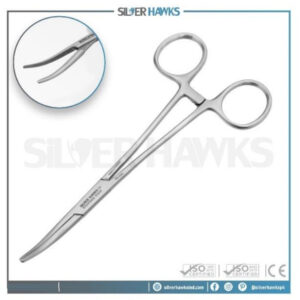 Pean Rochester Forceps without teeth CUR 18 CM